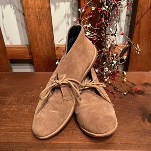 Perfect condition tan Lucky Brand Booties, suede🥰